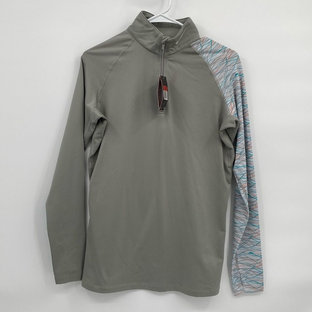 Nike Therma-Fit Warm 1/4 Zip Pullover Fitted Workout Long Sleeve L New *flaw*